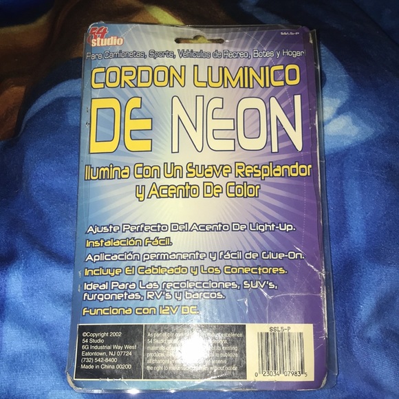 54 studio neon string light purple for car New - Picture 2 of 5